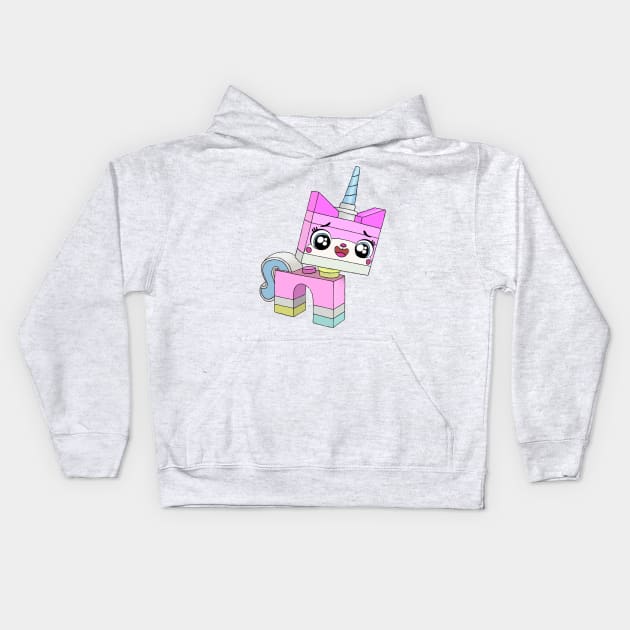 Unikitty Kids Hoodie by bridge